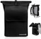 Bomence Fahrradtasche und Rucksack 2 in 1, Fahrradrucksack Gepäckträger, Gepäckträgertasche mit Rucksackfunktion, Radtasche Kombi (Schwarz)