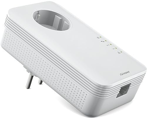 STRONG Dual Band Repeater 1200P | bis zu 1200 Mbit/s | Universal Repeater/Access Point | WPA/WPA2 | 1x LAN-Anschluss | weiß, 490 Gramm