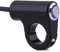 RUNCCI-YUN 22 mm Interruttore di montaggio Manubrio Moto Pulsante del freno del faro Fendinebbia ON/OFF,con Indicatore Luminoso Blu