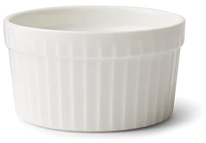Fox Run Ramekin, White Stoneware, 4 Ounce