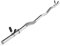 SZ Curlstange Premium, 30mm mit Federverschluss - STANDARDNORM - Auswahl: 120cm (7kg) o. 130cm (8kg), verchromt o. schwarz - Hantel Curl Stange Hantelstange (130 cm, Chrom)
