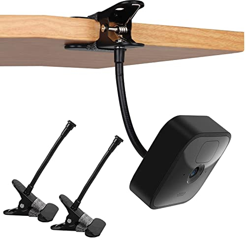 Halterung für Blink Outdoor Kamera & Blink Indoor Camera, Flexible Kamerahater für Blink Mini, Klemmhalter Metall Kamerahalterung für Blink XT/XT2, Blink Kamera Zubehör, 1 Stück