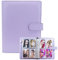 A5-Bindekarte Sammler mit 30 Pack 4-Pocket-Seiten,6 Ringbuch-Album mit 240 Kartenfächern, PU-Leder-Bindemittel mit magnetischem Schnallenverschluss zum Organisieren von Sammelkarten, K-Pop-Fotokarten