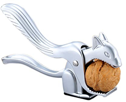 Anloximt Nussknacker für Nüsse - Eichhörnchen-Nussknacker-Werkzeug - Walnuss-Cracker-Werkzeug, Rutschfester Nussknacker, Pekannuss-Cracker für Walnüsse, Pekannüsse