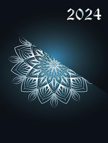 2024 Tagesplaner: 1 Seite 1 Tag, Terminplan A4, 12 Monate, Buchkalend mit Uhrzeit, Zusätzlich zu Feiertagen, To do, wichtigen Notizen