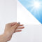 HOMTOL Fensterfolie selbsthaftend Blickdicht 60x400cm Weiß Milchglasfolie Statische Sichtschutzfolie Glasfolie Statische Haftung blickdichte Sonnenschutzfolie mit Anti-UV für Bad Zuhause Büro