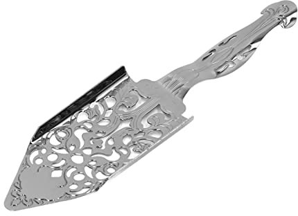 Absinth Cocktaillöffel 304 Edelstahl Absinth für Barkeeper (Silber)