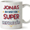 Mugffins Tassen Personalisierten für SEKRETÄR Mann - Auf Deutsch - Du Bist Super - 11 oz / 330 ml - Individuell Anpassbar Geschenk Mitarbeiter