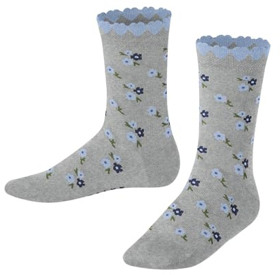 FALKE Unisex Kinder Ditsy Flowers Socken Baumwolle atmungsaktiv