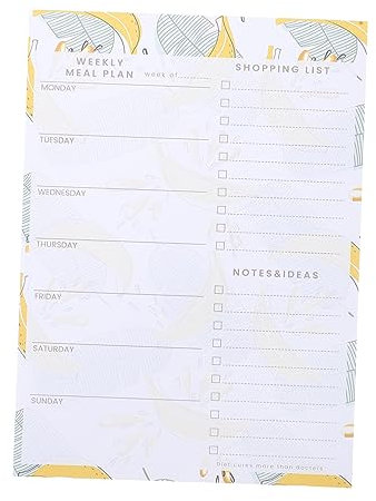 Didiseaon Notas Magnéticas Para Nevera Imán Para Lista De Compra Notas Magnéticas Para Escritorio Material Resistente Para Planificar Tareas Cocina o Oficina