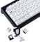 Tsungup Custom Keycaps,151 Keys PBT Keycaps Cherry Profile White Keycaps Set für 60 Prozent Tastatur, Kompatibel mit Cherry MX Tasten für ISO Layout Mechanische Gaming Tastatur