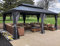 PURPLE LEAF Pavillon 4.25 x 6 m Wasserdicht Stabil Winterfest Hardtop Pavillon mit Stahldach Gartenpavillon mit Seitenteile, Grau