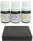 KD89 Assortimento di reagenti/soluzioni per testare l'oro, 14-18-24 carati, con pietra di paragone naturale e istruzioni multilingue, competenza per gioielli, monete, lingotti, 2,5 ml