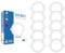 CLAR - Downlight LED techo empotrable, Foco LED Interior techo, Driver incluido, Luz Neutra 4000ºK 6W (Pack 10)