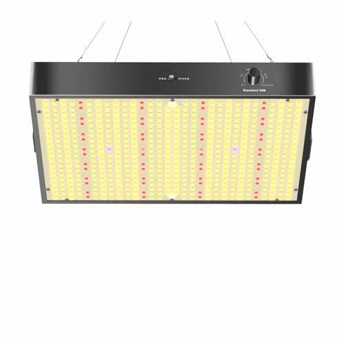 SunStream 1000w LED Grow Light 572pcs Beads Full Spectrum Veg and Bloom with Built-in Cooling Fan Growing Light Lamp