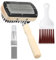 3pcs Air Conditioner Condenser Fin Cleaning Brush, Coil Cleaner For Ac Unit, Stainless Steel Air Conditioner Fin Cleaner For Cleaning Air Conditioning Units, Refrigerators,coil Evaporators