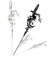 Myth of the Moon Ohrhaken Nadel Piercing Ohrring, 2024 Neuheit Stern Mond Ohrwickel Crawler Haken Ohrringe, Kreative Stern Mond Ohrringe, Geschenke Beste Freundin, Kunststoff