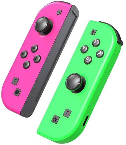 Wongzaa Manette Switch sans fil, Wireless Manettes de Switch Controller Compatible avec Switch/OLED/Lite, avec Fonction Turbo/Gyroscope