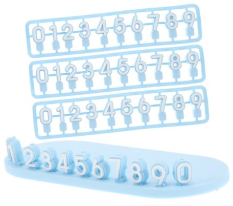 SEWOART Led Car Registration Plates Temporary Parking Phone Number Display Car Dashboard Accessory