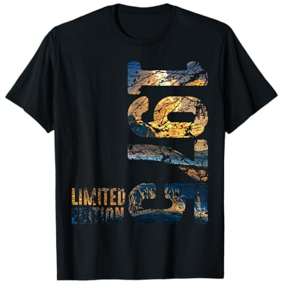 51e anniversaire homme femme 51 ans 1975 décoration cadeau amusant T-Shirt