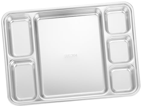 BESTOYARD -platte Mit Abteilungen Teigtaschenteller Grillteller Speiseteller Mit Fächern Für Lebensmittel