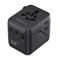 5 in 1 Adattatore Universale da Viaggio,Presa Universale da Viaggio con 1 USB A,2 USB C,1 Universale Presa,1 US/JP Presa,Adattatore Spina Internazionale per Italia UK US Australia Tailandia Messico