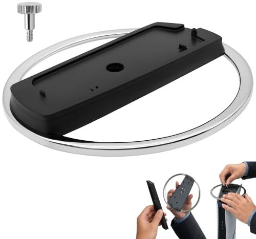 Ailah Support Vertical Compatible PS5/PS5 Slim/PS5 Pro, Socle Stable à Patins Antidérapants, Base Antidérapante Support, Flux d’Air Préservé, Pose Rapide, Gain de Place, Noir