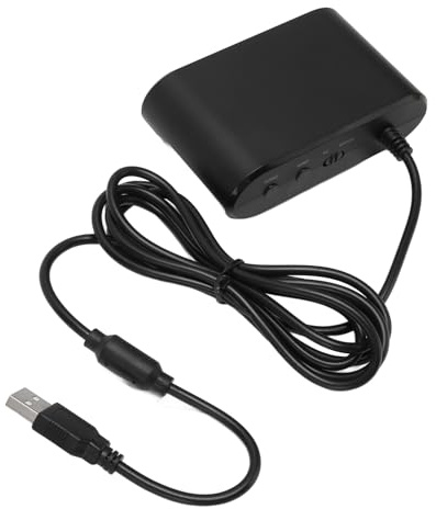 Naroote Game-Controller-Konverter, Praktischer Dual-Joystick-Adapter für N64 mit -Funktion für -PC-Spieler