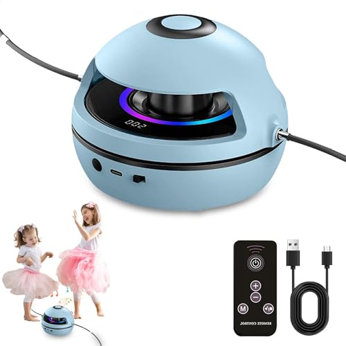 Elektronisches Springseil, Intelligente Springseilmaschine mit Fernbedienung, Springseil mit Zähler, Led Display Zähler, Seilspringen 10 Stufen Geschwindigkeit, Sportgeräte für Kinder und Erwachsene