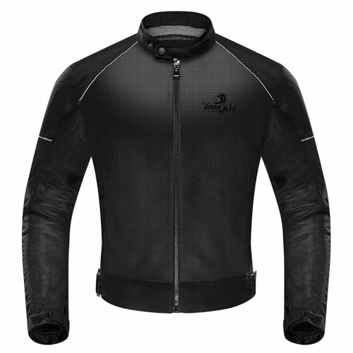 IRON JIA'S Chaqueta moto conforme a CE con protecciones, para el verano