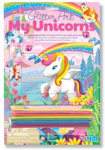 4M 404749 Unicorn Glitter Sand Art Unit, Multi Colour