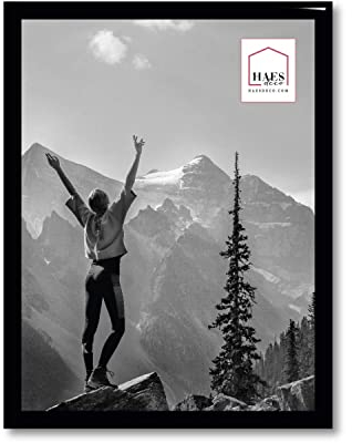 HAES DECO Bilderrahmen/Wandrahmen/Fotohalterung aus Kunststoff, Easy Frame, 15 x 20 cm, Schwarz – EF3B