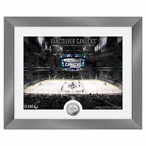 Highland Mint Vancouver Canucks Art Deco Stadium Silver Coin NHL Bild