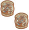 2 Pcs Braun Heiliger Michael Beschütze Uns Patch Saint Michael Protect US Modernes Militär Moral Taktisch Flicken Bestickter Aufnäher mit Klettverschluss für Rucksack Jacke Weste Tasche Kappen