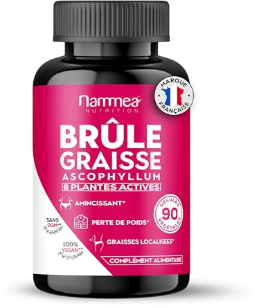Brûle graisse naturel puissant-Perte de poids rapide-Coupe faim-Fat burner-Brûleur hommes & femmes-Draineur- Anti-cellulite-Ventre plat-Graisse abdominale-Guarana-Thé vert-Noix de cola-90 gélules