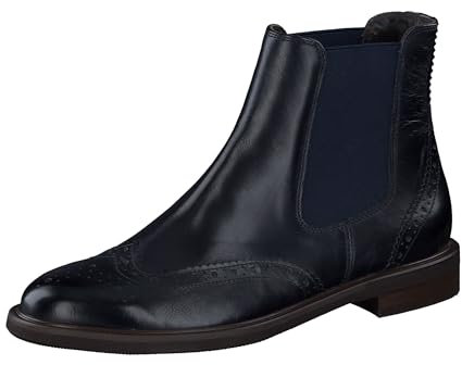 Paul Green Damen Chelsea-Stiefelette, Frauen Chelsea Boots,Schlupfstiefel,Stiefel,Bootee,Booties,halbstiefel,Kurzstiefel,Blau (Ocean),40 EU / 6.5 UK