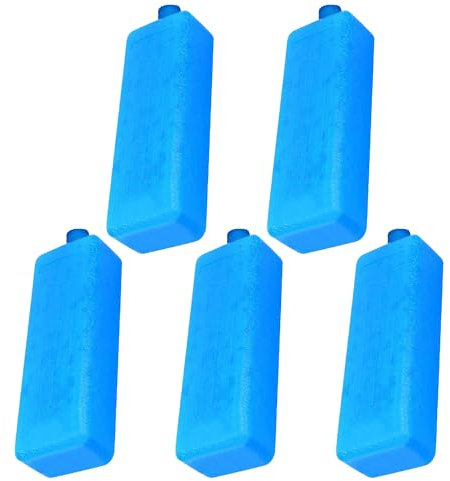5 Packs de Glace pour Glacière, 350ml P-ain de Glace pour Sac Isotherme, Accumulateur de Froid, Réutilisable éléments de Refroidissement, Bloc de Glace pour Climatiseur Pique-niques Voyage Plage