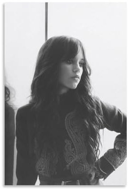 Jenna Ortega Poster Schauspieler Kunst Tapete (2) Wandkunst Poster Drucke Wohnkultur Bild Leinwand Gemälde Poster 20 x 30 cm