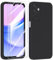 MIKULLE Cover in Silicone per Samsung Galaxy A15 4G / 5G con 2 Pellicola Vetro Temperato, Custodia Morbido Silicone Ultra Sottile Liquida TPU Antiurto AntiGraffio Case - Nero