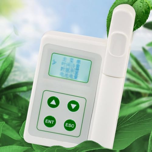 YMPFDGPW Chlorophyll Meter Tester Pflanze Blatt Chlorophyll Analyzer Pflanze Ernährung Testing Instrument mit Messbereich 0,0 bis 99,9SPAD 2GB SD-Karte Datenspeicher 2000MAH Lithium-Batterie