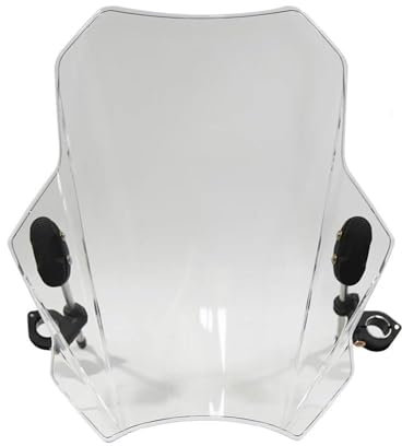 Windschutz Einstellbar Windabweiser Für BM&W Für KAWASAKI Für SUZUKI Für Universal Motorrad Windschutz Windschutz Deckt Bildschirm Rauch Objektiv Motorräder Deflektor Windschutz Einstellbar Windabweis