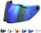 Visiere Casque Moto pour MT 28B/Thunder 4,Visière de Casque de Protection Contre Le Vent Moto,Remplacement de lentille de Casque de Visière de Casque de Moto(Bleu Chrome)