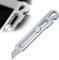 Cutter Professionnel, Couteau Utilitaire Lourd Multi-Usage, Couteau Universel en Acier Inoxydable, Cutter à Tapis Multi-Usage Multifonctionnel Box Cutter pour Le Bricolage, intérieur