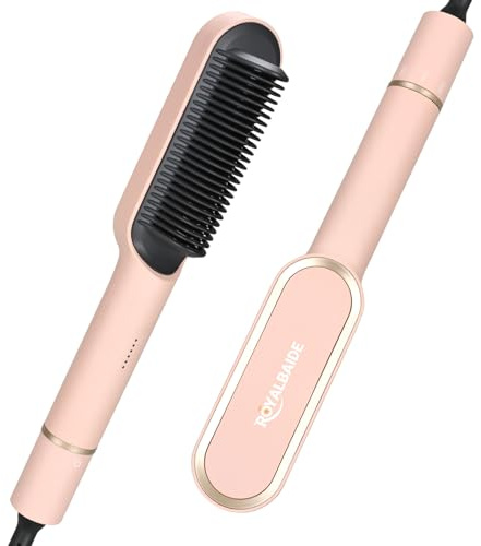 Glättbürste für Haare, 5 Temperatureinstellungen, 30 Sek. schnell aufheizender Glättkamm