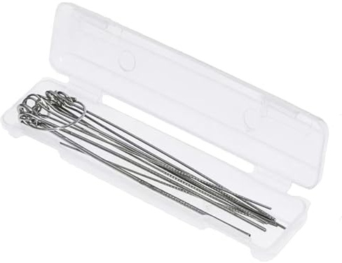 10Pcs Welding Tip Cleaner Kit, Welding Nozzle Cleaning Needles Torch Tip Hole Cleaner with Carry Box, Stainless Steel