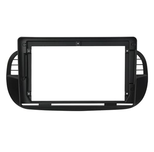 mascherina per plancia cruscotto automobile Fascia autoradio/adatta for Fiat 500 2007-2015 Kit telaio pannello cruscotto stereo audio Supporto console centrale Mascherina mascherina Autoradio Mascheri