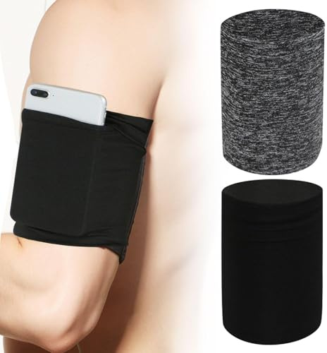 2-Piece Arm Bag, Elastic And Non-Slip Arm Bag, Sports Equipment, Outdoor Fitness Supplies, Suitable For Running, Cycling, And Mountaineering.