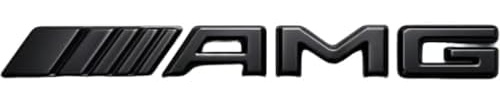 QIANGFAFA 3D Auto Chrome Logo Aufkleber für Amg, Abzeichen Aufkleber Emblem Tuning Sticker Badge Decal Auto Karosserie Dekoration Zubehör