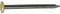 SECOTEC Nagel mit Messingkopf | Drahtstift | 2,0x40 | blank | 15 Stück