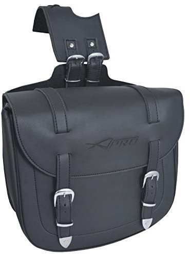 Seitentasche für Motorrad Custom Universal Mono Chopper schwarz